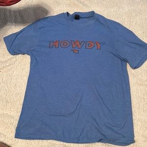 Blue “Howdy” Tshirt